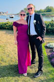 I just wore this dress to a coastal New England wedding and I got SO MANY COMPLIMENTS! I tried about 15 dresses on beforehand but this one fit perfectly! Classy and flashy - Rebecca C.
