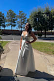 Absolutely in love with this dress! The minimalist design was elegant and timeless, and it fit like a dream. I felt so comfortable and confident wearing it - truly the perfect choice for my wedding day. I couldn't be happier! - Lisleth B.