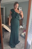 This dress is stunning! It is heavy and amazing quality. - Lindsay S.