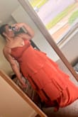 Suchhhhh a beautiful dress. Amazing quality, the tiered bottom has some weight to it. Still light at the top, and it supports my chest well! I am so excited that Lulus carries a 3x, as most brands like this don't carry plus sizes. Makes me feel so beautiful. Can't wait to wear it. - Cherish D.