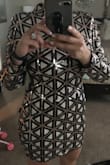 I ordered this for my 40th In May for Vegas but I returned it only because it's pretty thick and heavy and decided I wanted sleeveless and a lighter material. Would be perfect for a winter event though it would keep you warm!! - Amber S.
