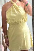 I ordered this for rush and absolutely love it! It is very flattering for a satin dress! Not as satin as I thought it would be from the pictures, but still very nice. Very soft and comfortable as well. I appreciated how fast it shipped - Peyton O.