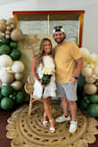 I absolutely loved this dress! I ordered so many dresses for my bridal shower and tried on so many, but I wanted something fun, summery and cute, and once I tried it on, I knew this was the one! Absolutely perfect! Gapped just a tiny bit in the back, nothing sticky tape couldn't fix. 10/10 - Kasey L.