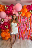 Wanted something fun, flirty and white for my night out on my Bach trip and found this dress and LOVED IT! Great quality and super cute! - Kasey L.