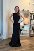 Loved this dress for my brother's formal wedding! Just had to get it hemmed. Got many compliments, especially on the back. - Emily D.