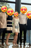 Wow, this dress exceeded my expectations in every way! My husband and I did a civil ceremony, and this dress was absolutely perfect! The fabric is so beautiful in person, and the scalloping on the edges and relaxed sleeve are so feminine! This dress is even more beautiful in person-even the pictures don't fully capture it! I wore nude undergarments and had no issues with see-through. I received so many compliments, I lost track! - Alexis M.