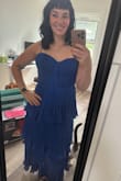 Wedding with a beach formal attire, and this worked great. I'm small chested, and so it was a little big and gaping in the chest, but couldn't size down because the under layer would have been too tight. Had to tighten the straps a lot to help. Looked great on just couldn't bend over too much. - McKayla D.