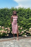 I loved the dress. The fit and color were very flattering. It was comfortable and easy to get on and off. Material isn't particularly breathable, but that wasn't a problem. - Zaira A.