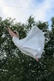 I have already ordered my wedding dress, but needed one for a flying trapeze photo shoot.  When I tried it on, it fit perfectly.  Easy to move in, and great material! - Pam B.