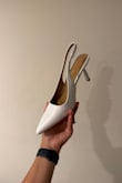 I got these shoes for my religious wedding, with which I will pair a beautiful, clean white gown from Rebecca Vallance. I am so happy, it looks luxe, and it's so comfortable. I've been wearing them at home to test them out, and I'm so happy about these shoes. Beautiful and perfect height. - Julia M.