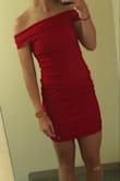 Perfect fit. I folded it under because it is long and I like my dresses to be short! - Toni M.