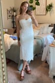 Good fit. The material is nice and thick, which makes it feel like high quality, but could also get too warm in hot weather. - Chloe B.