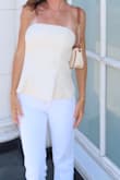 This top is so comfortable, and it zips up in the back with a clip, so it's secure. It fits perfectly and I literally love it! - Catherine L.