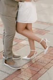 A classic and elegant look without being a super tall heel. - Jessica P.