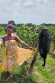OMG!! I loved the fit of this dress; it was perfect for my Vineyard Winery event. I received sooo many compliments!! I loved how girly and feminine I felt in this dress. Pockets would have been a super plus, but I worked around it, and it really didn't matter!! If you are considering buying this dress, DO IT!!! - Theresa W.