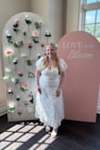 I wore this to my Bridal Shower and got so many compliments! It fit me like a glove and it's such a beautiful dress! I can't wait until I can wear it again. - Caitlyn W.