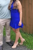 I got this dress for group dinner in the city. I typically wear a size 6 but because of my age (40s) and being a Mom of a teen, I prefer a little bit more length, so I usually order size medium from Lulus. This dress was stunning, super flattering, comfortable, and I know I can wear it again. I got compliments on it all night. It's one of my favs for sure! - Shannon R.
