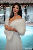 I wore this to my wedding just to dress up my wedding dress and it looked so beautiful! - Lital A.