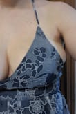 This dress fit perfectly everywhere EXCEPT my chest. Was spilling out the sides. Not designed with bigger chested women in mind. Disappointed as it's an otherwise a beautiful dress :( - Hayley M.