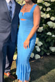 This dress fits absolutely perfect and the color is amazing for spring and summer. I received so many compliments! - Jill G.