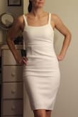 This dress was exactly as described and it fit really well. The fabric is flattering and I got a ton of compliments. I took a chance getting a small instead of my usual medium but small was the right move. It also washed really well in the machine (I hung it dry). 10/10 will wear again. - Emily E.