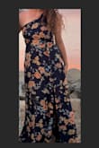 I wore this to a semi-formal wedding as a guest, and it was perfect! A teensy bit tight, but I still wouldn't change the size. Beautiful colors and definitely long enough. I am 5'6 and the dress was long on me, but with heels the length would be perfect. Exactly as pictured online! Overall, happy with my purchase. - Sarah P.