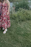 I felt super feminine and didn't have to worry about bloating in this dress! - Haley K.