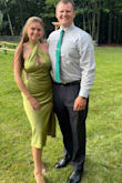 Absolutely loved this dress & how it fit me! The only downside is the bust was very awkward. I felt like my boobs we're going to fall out the entire time - Kristen P.