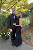 LOVED this dress! It was perfect for a black tie wedding- my fiancé was a groomsman and had to wear all black, and I was able to still match him perfectly! The dress fit so well, and the cut of it was so unique. I received so many compliments! Shaped my body very nicely according to my bridesmaid girlies. Best part, didn't have to adjust it at all while out on the dance floor. So perfect! May even re-wear to future events. - Emily W.