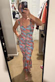 There's nothing I don't love about this dress, fits my little boobies, makes my waist look great, fabric is incredible, and length is perfect for my petite height. - Kaiti J.