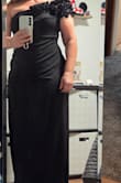 This dress is great. I'm the mother of the groom and very excited to wear this. The stretch in the material is exactly what I needed since I have larger thighs. It is very comfortable. - Julie A.