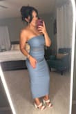 This dress is so versatile, I wore it to a party and danced in it all night, so comfortable! The fabric is smooth and stretchy, perfect for long wear. I had a blast wearing this beautiful dress. - Gregoria T.