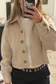 Fits so nice, very light jacket. Looks exactly like pictured. - Melissa G.