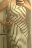 I'm so sad about this!  It's such a cute dress, but it ripped in 3 places the first time I tried it on and it's not eligible for exchange or return.  I'm 5'2, 105 lbs and ordered an XS based on my weight, measurements, and other reviews.  If you decide to purchase, I would recommend a size up to hopefully prevent this from happening.  Normally, I have really great experiences with Lulus but this was so sad.  I had high hopes for this dress. - Callie M.