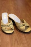 Exactly what I wanted and expected. I'm between a. 6.5 and 7, and I got the 7 since my feet tend to swell. Either size would have been fine, these  are a tiny bit long but I'm going to keep them since I think the other would be too small in the toe with summer swelling. They're only a tiny bit more mustard than the online photos, still summery and beautiful! - Gianna C.