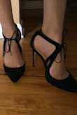 I'm in love with these shoes. I got them almost a year ago and they still look as new as when I first got them. And if you love a little toe cleavage, these are the shoes to get! - Sarah