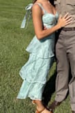 When the dress came in it was beautiful and the color matches the photo shown. Great quality for a great price. True to size after Lulus recommended an XS to me after I put my measurements in. Perfect for any occasion where you want to look nice. - Lauryn W.