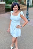 Very cute dress! Hubby loves it. Runs a bit small. I usually wear xs/s but had to return and order a medium. The dress is short, but it worked for me since I am short too. Truly love it!! - Preet K.