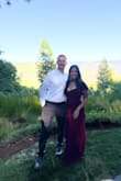 Absolutely loved this dress! Only a couple of flaws... wrinkles extremely fast and stains quickly with sweat or water. I'm 5'6 and wore 3 inch wedges, and the dress was still a bit too long. Overall, the material was nice and lightweight, and the color is really pretty. - Alexandria H.