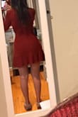 Bc it looked too short on me and I was looking for something to wear in mostly conservative settings. I have wide hips so it raised the dress up a bit. It's a super soft cozy material. If you're comfortable going really short go for it. Very cute winter date night dress vibe. - Marline K.