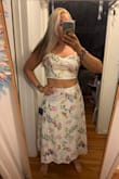 Ordered this for a photoshoot and it was so eye catching. I got so many compliments, and the dress photographs super well. The quality felt really good, although I wouldn't throw this in the wash with all your laundry. Recommend hand washing to protect the lace layer. Went with size L to fit my wide hips and shoulders and it fit great. The top could feel pretty tight for larger chested ladies. Happy with my purchase! - Andrea B.