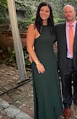 The dress fit perfectly when it arrived.  I'm 5'8 and 140lbs.  I have an uncommon bra size of 32ddd, and the small fits perfectly.  I ordered the XS and S, but the small fits the best.  The dress is very well made.  I received more compliments on this dress than any I've ever worn. - Winter S.