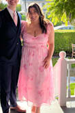 i loved this dress! i loved how adjustable it was with the tie back. it looked so amazing at a spring wedding i attended! - Jade K.