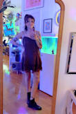 Honestly, this dress was cute online and cuter in person, it was comfortable and stayed put all night (: would highly recommend - Audrey T.