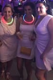 I wore this to wear to the white clothing party on a popular cruise line. This dress was perfect! The material is thick so it's not see-through at all. It's pretty basic which is nice because you can dress it up or down! Can't wait to wear this again!! - Simone C.