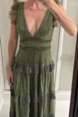 This dress is amazing quality! It's super cute and whimsical. The only reason I didn't go with it is because I think dogs will be at the wedding, and I would hate for them to snag this. - Gretchen S.