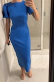 Love this outfit! I wish the waistline were cut lower. Wasn't as flattering as I hoped it would be on me. Amazing quality and really beautiful though! - Gretchen S.