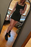 Originally bought myself a medium (my typical size), but it was too loose around the waist and shoulders. Small fit nice and snug. Looked amazing on me! - Ashley S.