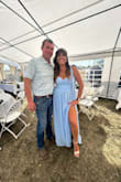 Usually, I have a hard time doing up these zippers around my ribs. (Ribs/under bust is 38 inches. Over bust is 41). I had to "officiate" my cousin's wedding, and it was perfect. I felt elegant and respectful. It was very hot that day (31°C) and mild sweating, but a very nice light fabric. I got many compliments! - Kira D.