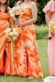 This was such a flattering and fun summery dress to wear as a bridesmaid! So comfy and fits great everywhere! The colors are vibrant and tasteful. - Sage H.